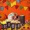 100 Pcs Popcorn Containers Bulk for Party Mini Popcorn Box Dia De Los Muertos Popcorn Treat Boxes Popcorn Bowls Snack Candy Box for Day of the Dead Flower Skull Theme Halloween Party Supplies